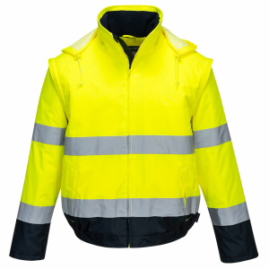 Μπουφάν Hi-Vis 2-σε-1 Contrast Essential Lite Bomber