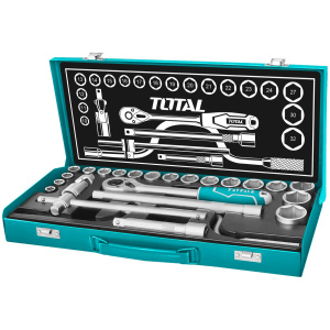 TOTAL ΣΕΤ ΚΑΣΕΤΙΝΑ ΚΑΡΥΔΑΚΙΑ 1/2" 24ΤΕΜ (THT141253)