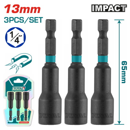 TOTAL ΜΑΓΝΗΤΙΚΟ ΚΑΡΥΔΑΚΙ 13mm 3ΤΕΜ (TAC271331)