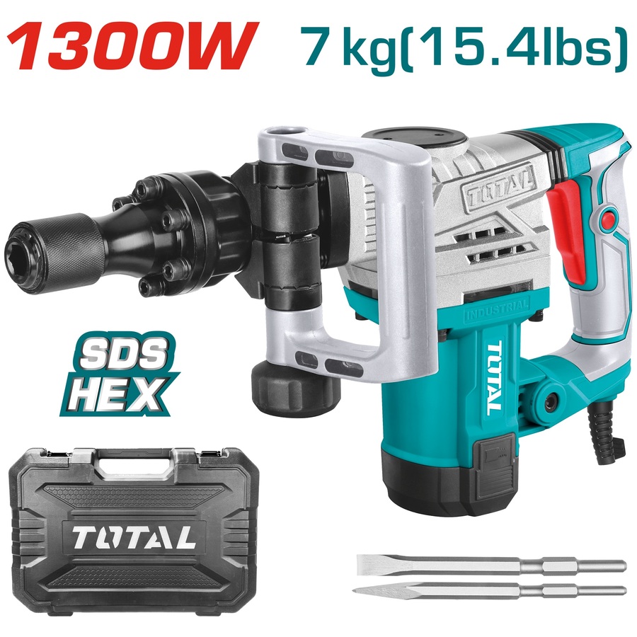 TH2130016 TOTAL ΕΠΑΓΓΕΛΜΑΤΙΚΟ ΣΚΑΠΤΙΚΟ - ΚΑΤΕΔΑΦ. SDS-HEX 1.300W / 20J (TH2130016) - Image 1