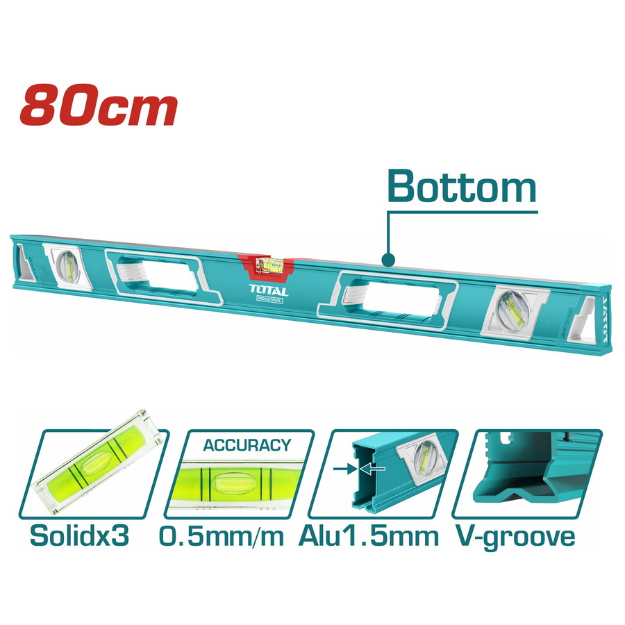 TMT28086 TOTAL ΕΠΑΓΓΕΛΜΑΤΙΚΟ ΑΛΦΑΔΙ ΑΛΟΥΜΙΝΙΟΥ 80cm (TMT28086) - Image 1