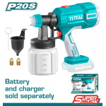 TOTAL ΠΙΣΤΟΛΙ ΒΑΦΗΣ ΜΠΑΤ. Li-ion 20V ΧΩΡΙΣ ΜΠΑΤΑΡΙΑ & ΦΟΡΤΙΣΤΗ (TSGLI2003)