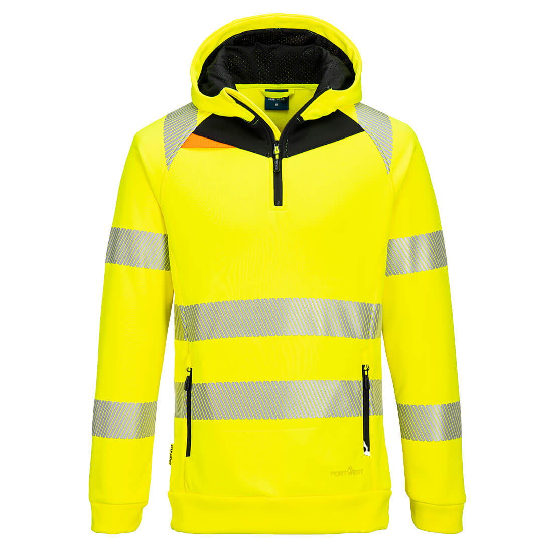 DX482YBR.jpg Φούτερ Hi-Vis 1/4 Zip DX4 - Image 1