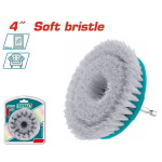 TOTAL ΕΠΑΓΓ. ΒΟΥΡΤΣΑ ΚΑΘΑΡΙΣΜΟΥ ΔΡΑΠΑΝΟΥ 1/4" - Φ-90mm ΜΑΛΑΚΗ (TACS1401)