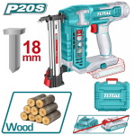 TOTAL ΕΠΑΓΓ. ΚΑΡΦΩΤΙΚΟ ΣΚΥΡΟΔΕΜΑΤΟΣ & ΞΥΛΟΥ ΜΠΑΤ. Li-ion 20V ΧΩΡΙΣ ΜΠΑΤΑΡΙΑ & ΦΟΡΤΙΣΤΗ (TCSTLI3805)