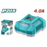 TOTAL ΕΠΑΓΓ. ΤΑΧΥΦΟΡΤΙΣΤΗΣ 4A ΓΙΑ ΜΠΑΤΑΡΙΕΣ Li-ion 20V (TFCLI20411E)