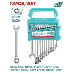 TOTAL ΕΠΑΓΓ. ΣΕΤ ΓΕΡΜ/ΓΩΝΑ ΚΑΣΤΑΝΙΑΣ ΙΣΙΑ 12ΤΕΜ / 8 - 19mm (THT102RK0126)