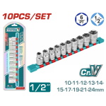 TOTAL ΕΠΑΓΓ. ΣΕΤ ΚΑΡΥΔΑΚΙΑ 1/2" 10ΤΕΜ (THT121101)