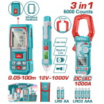 TOTAL ΕΠΑΓΓ. ΣΕΤ ΜΕΤΡΗΤΗΣ ΑΠΟΣΤ LASER 100m + ΔΟΚΙΜ. ΚΑΤΣΑΒΙΔΙ ΨΗΦΙΑΚΟ + ΑΜΠΕΡΟΤΣΙΜΠΙΔΑ (TLDD241202)