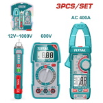 TOTAL ΗΛΕΚΤΡΙΚΟ ΚΙΤ ΔΟΚΙΜΗΣ 3ΤΕΜ ONE PROMOTION (TOS23068)