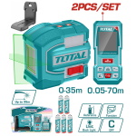 TOTAL ΑΛΦΑΔΙ ΑΥΤΟ-ΟΡΙΖΟΝΤΙΟΥΜΕΝΟ LASER + ΜΕΤΡΗΤΗΣ ΑΠΟΣΤ. LASER 70m ONE PROMOTION (TOSLL0401)