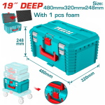 TOTAL ΠΛΑΣΤΙΚΗ ΕΡΓΑΛΕΙΟΘΗΚΗ 19" ΒΑΘΙΑ (TPBXS103)