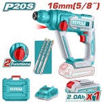 TOTAL ΠΝΕΥΜΑΤΙΚΟ ΠΙΣΤΟΛΕΤΟ ΜΠΑΤ. Li-ion 20V / 2Ah / 1 ΜΠΑΤ (TRHLI201681E)