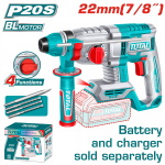 TOTAL ΕΠΑΓΓ. ΠΝΕΥΜΑΤΙΚΟ ΠΙΣΤΟΛΕΤΟ ΜΠΑΤ. Li-ion 20V / 22mm ΧΩΡΙΣ ΜΠΑΤΑΡΙΑ & ΦΟΡΤΙΣΤΗ (TRHLI21228)